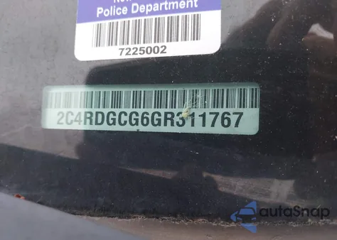 2016 Dodge Grand Caravan Sxt из США, поврежденный, VIN 2C4RDGCG6GR311767